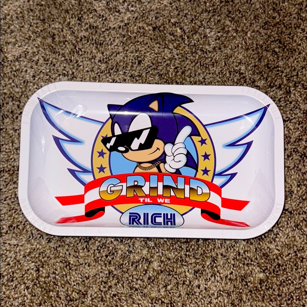 NEW! SONIC “GRIND TIL WE RICH” ROLLING TRAY